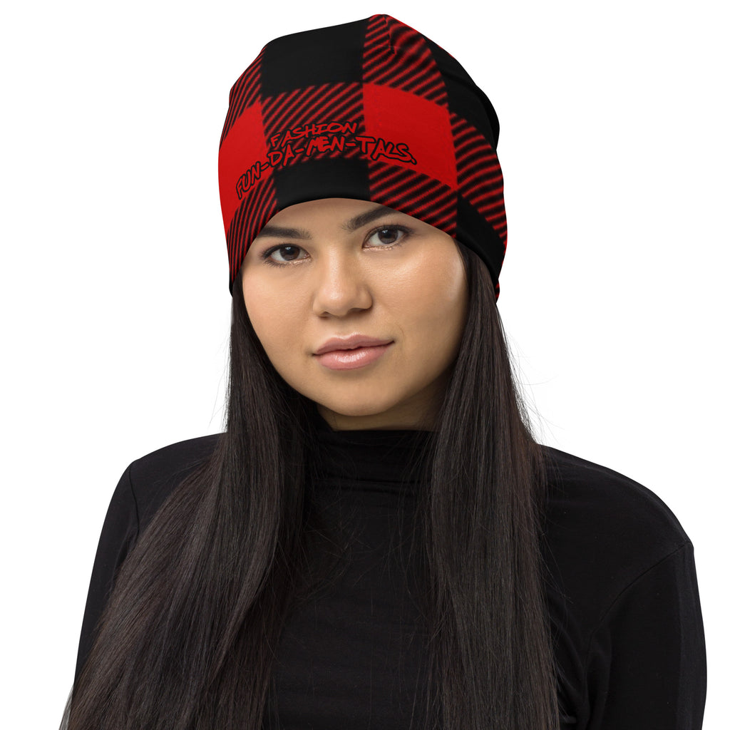 FF Buffalo Plaid Beanie Bred