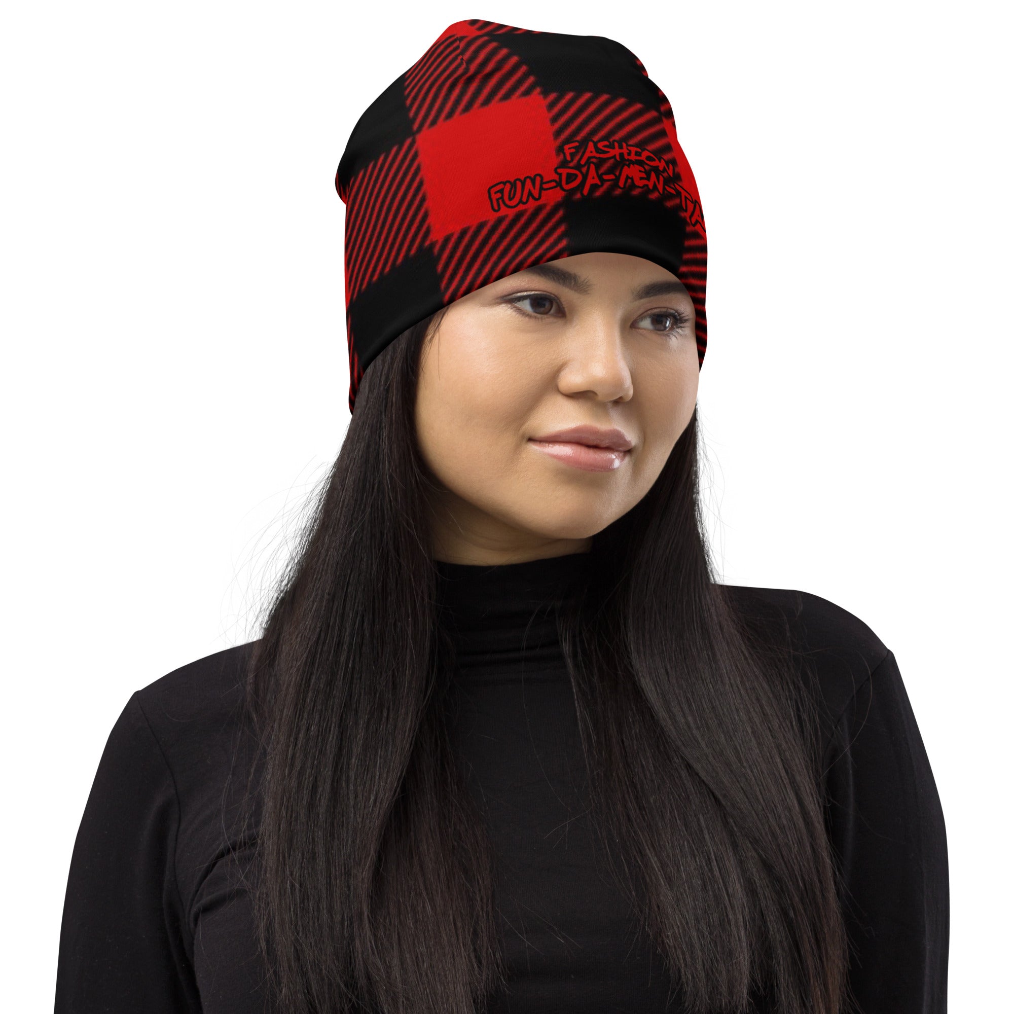 FF Buffalo Plaid Beanie Bred