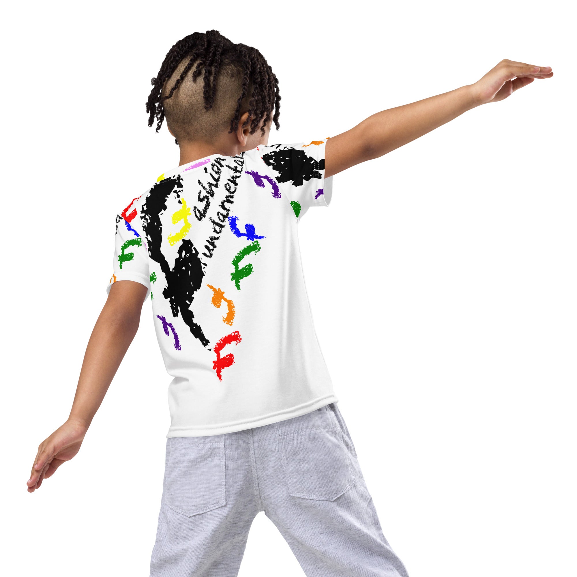 Colorful Crayon Kids crew neck t-shirt