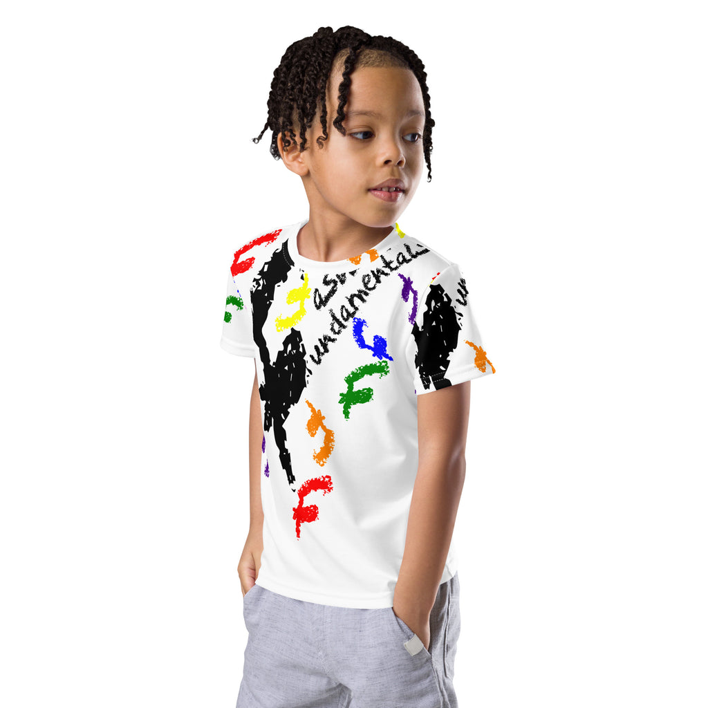 Colorful Crayon Kids crew neck t-shirt