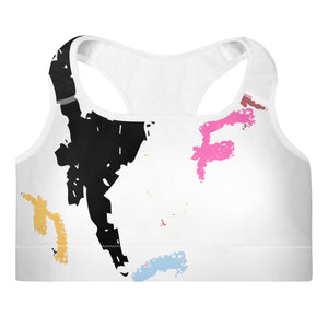 Colorful Crayon MIA Padded Sports Bra