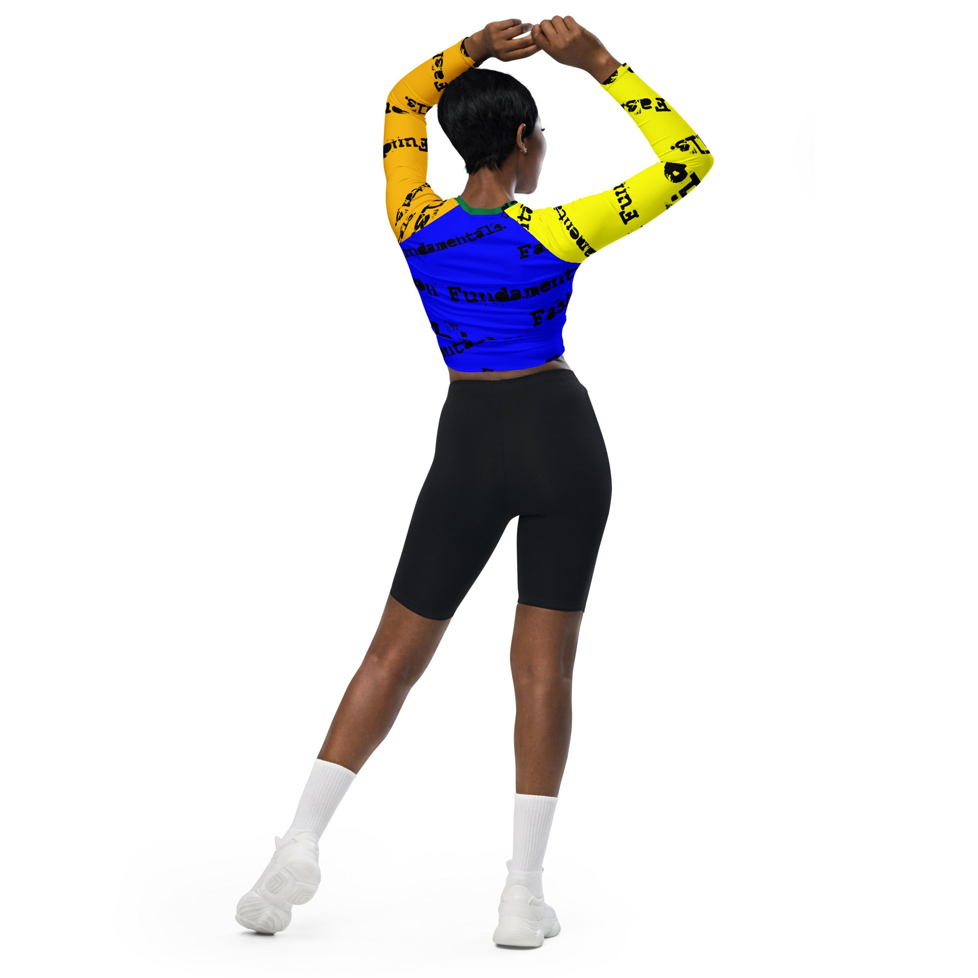 Last D Recycled long-sleeve crop top RB