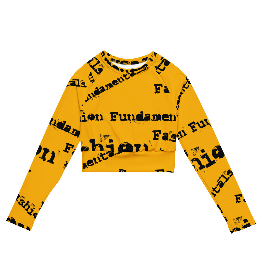 Last D Recycled long-sleeve crop top Org