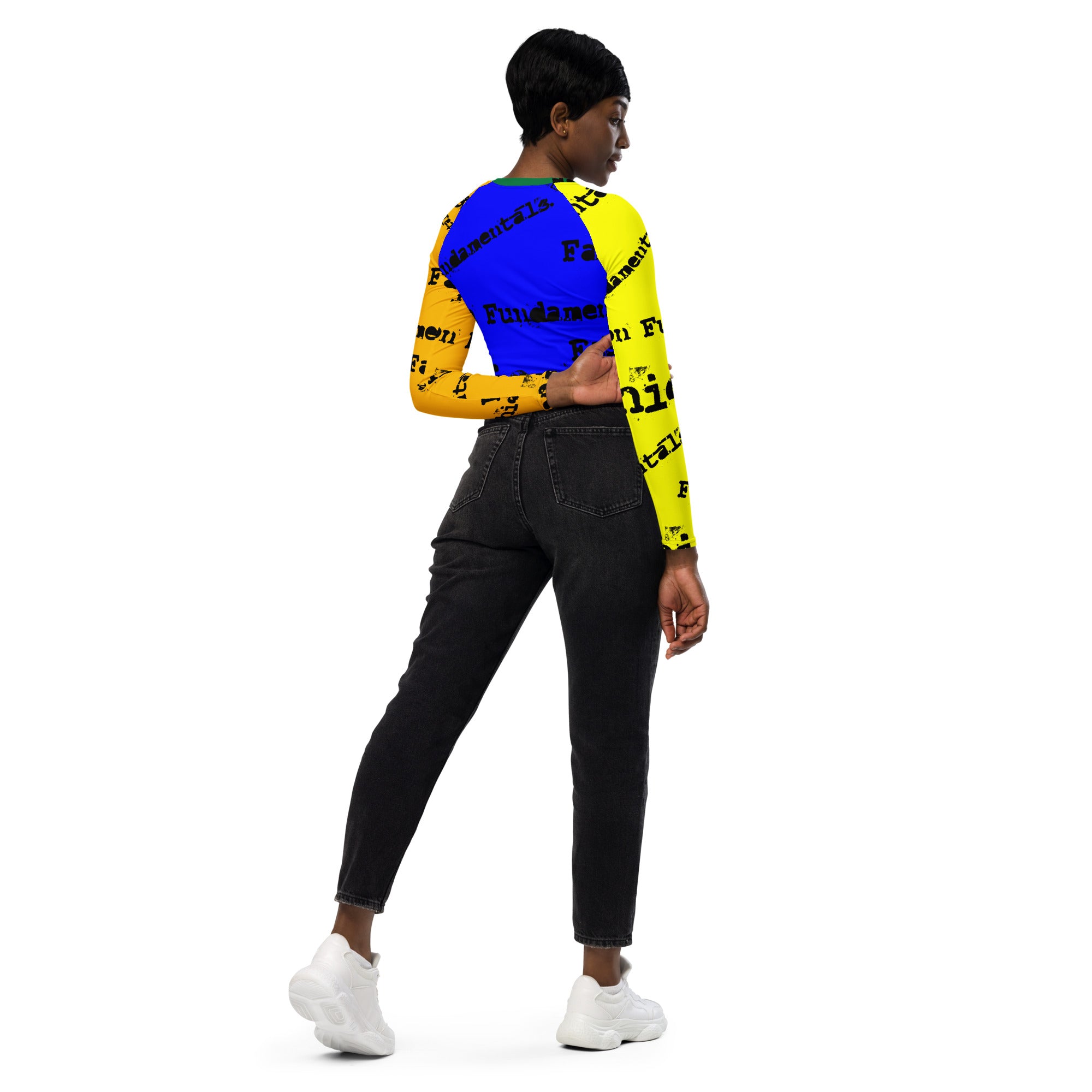 Last D Recycled long-sleeve crop top RB