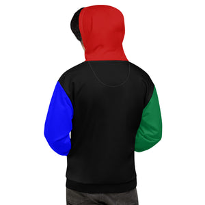 Combo Unisex Hoodie Red/yellow/blue/green/white/black