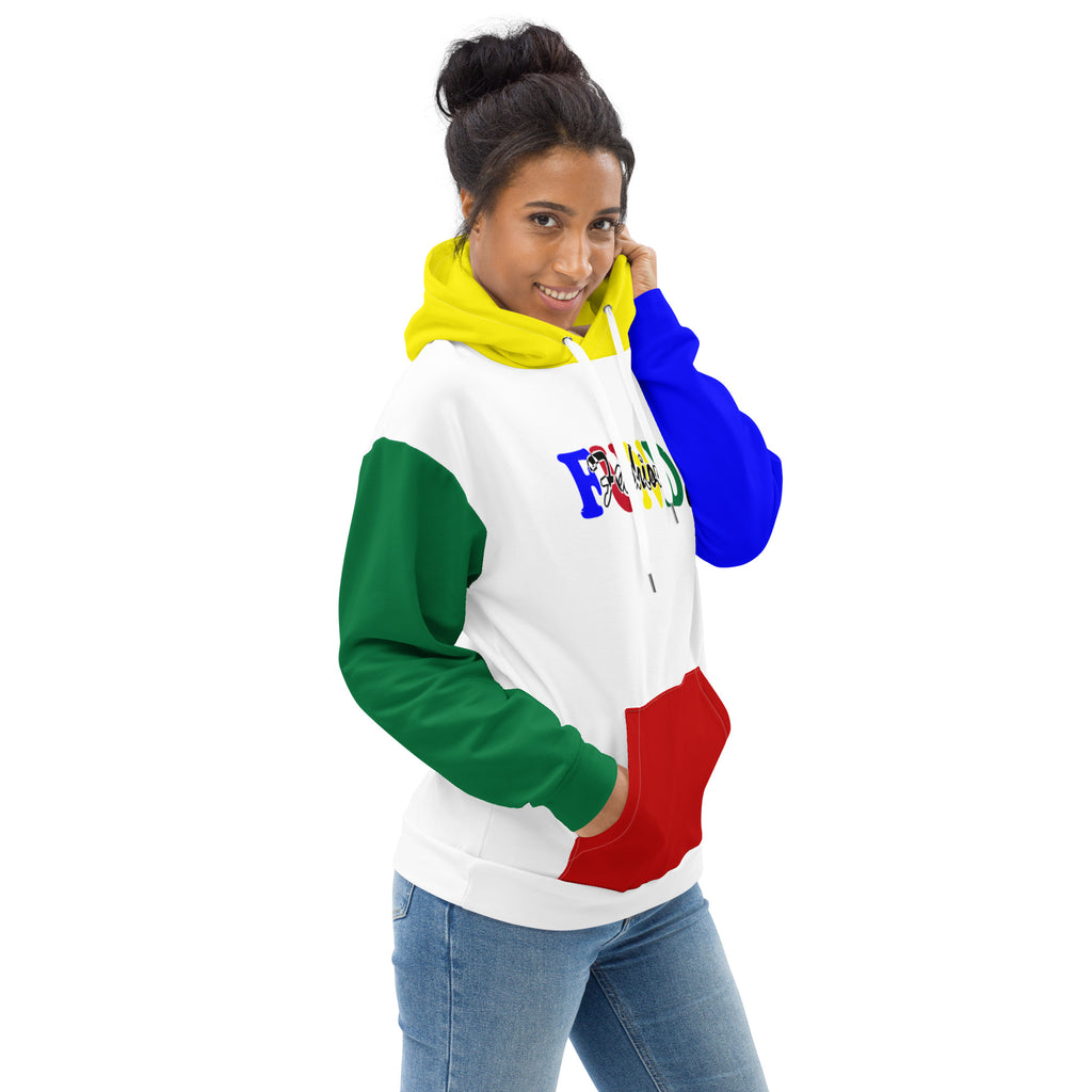 Combo Unisex Hoodie white/red/yellow/blue/green/black