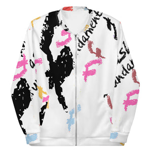 Colorful Crayon Unisex Bomber Jacket