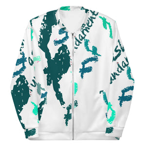 Colorful Crayon Unisex Bomber Jacket