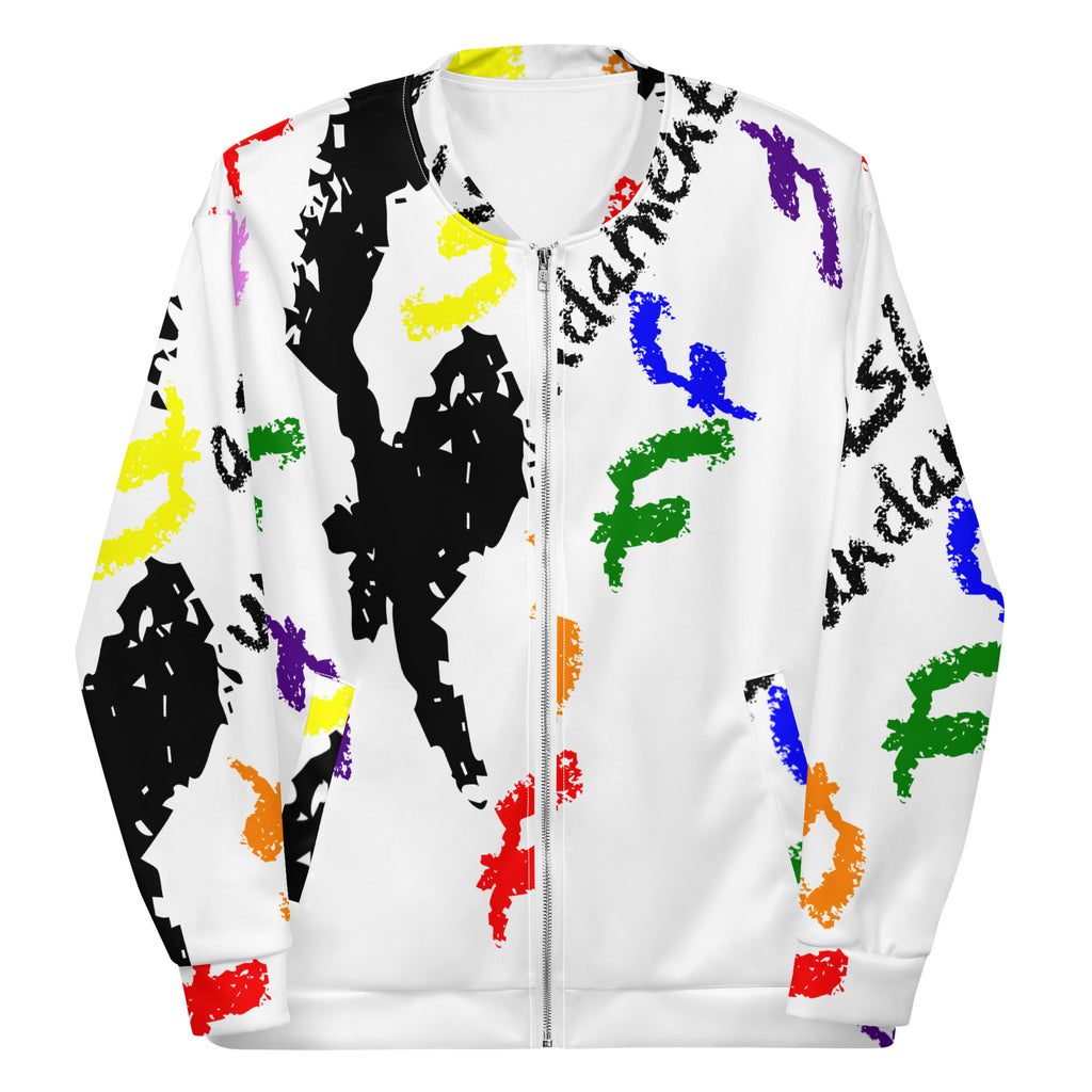 Colorful Crayon RB Unisex Bomber Jacket