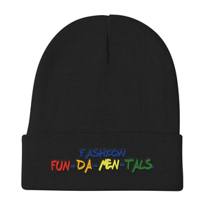 Fundamental Embroidered Beanie