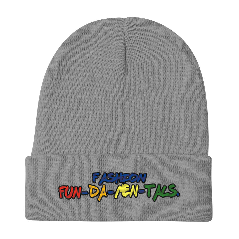 Fundamental Embroidered Beanie