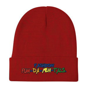 Fundamental Embroidered Beanie