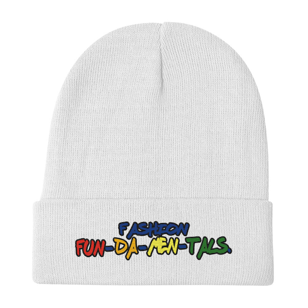 Fundamental Embroidered Beanie