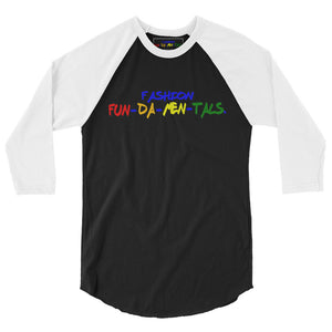 Fashion Fundamentals 3/4 sleeve raglan shirt