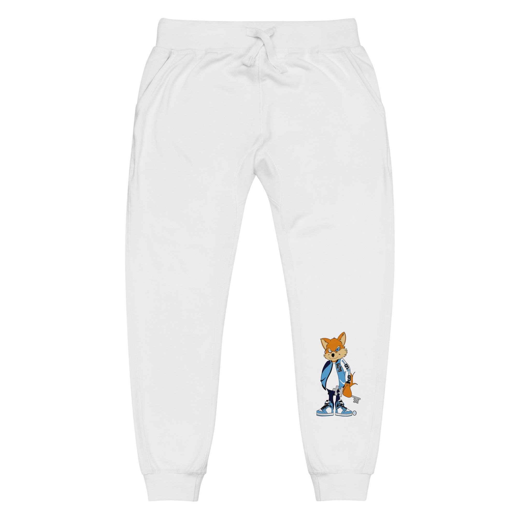 Uni Blue Austy Unisex fleece sweatpants