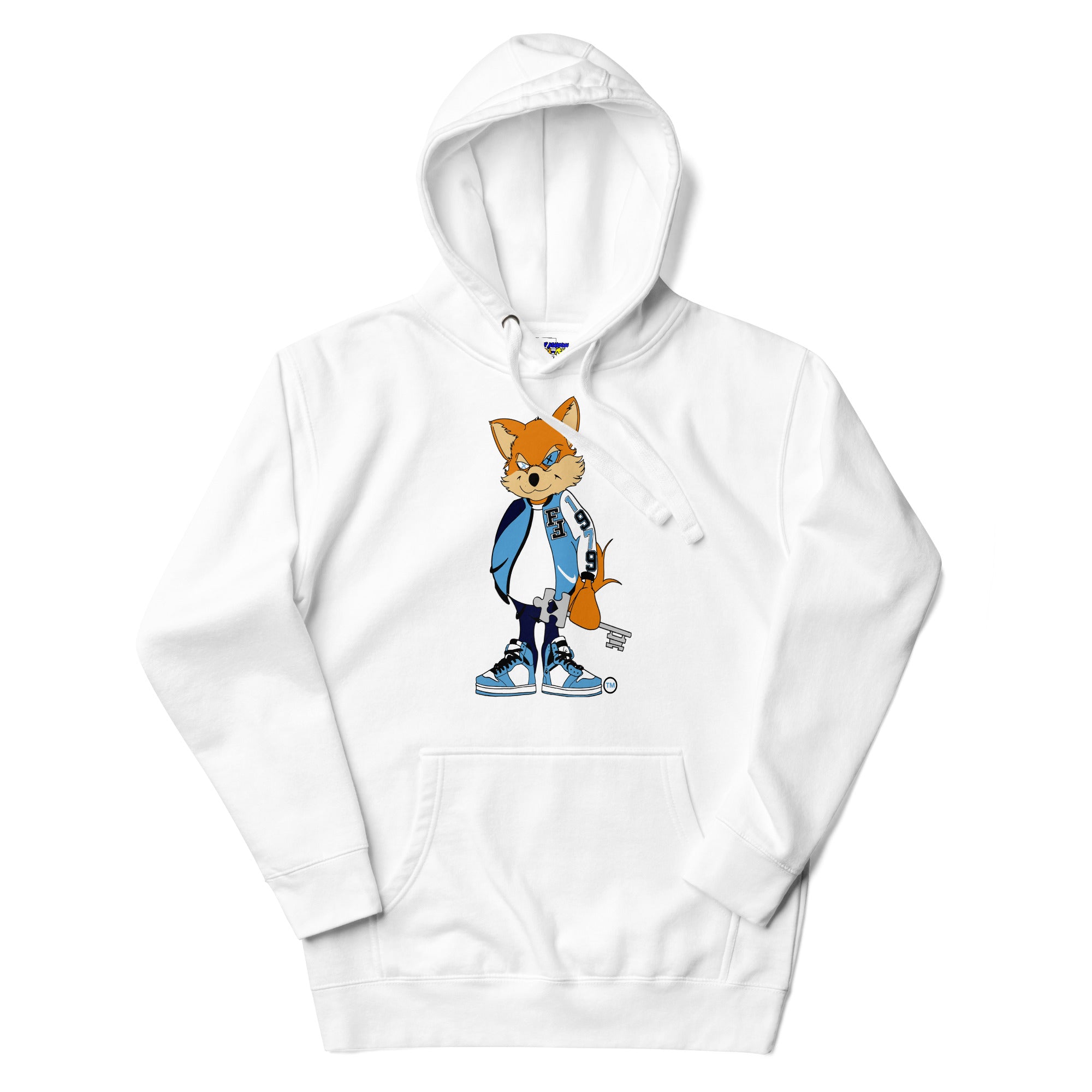 Uni Blue Austy Unisex Hoodie