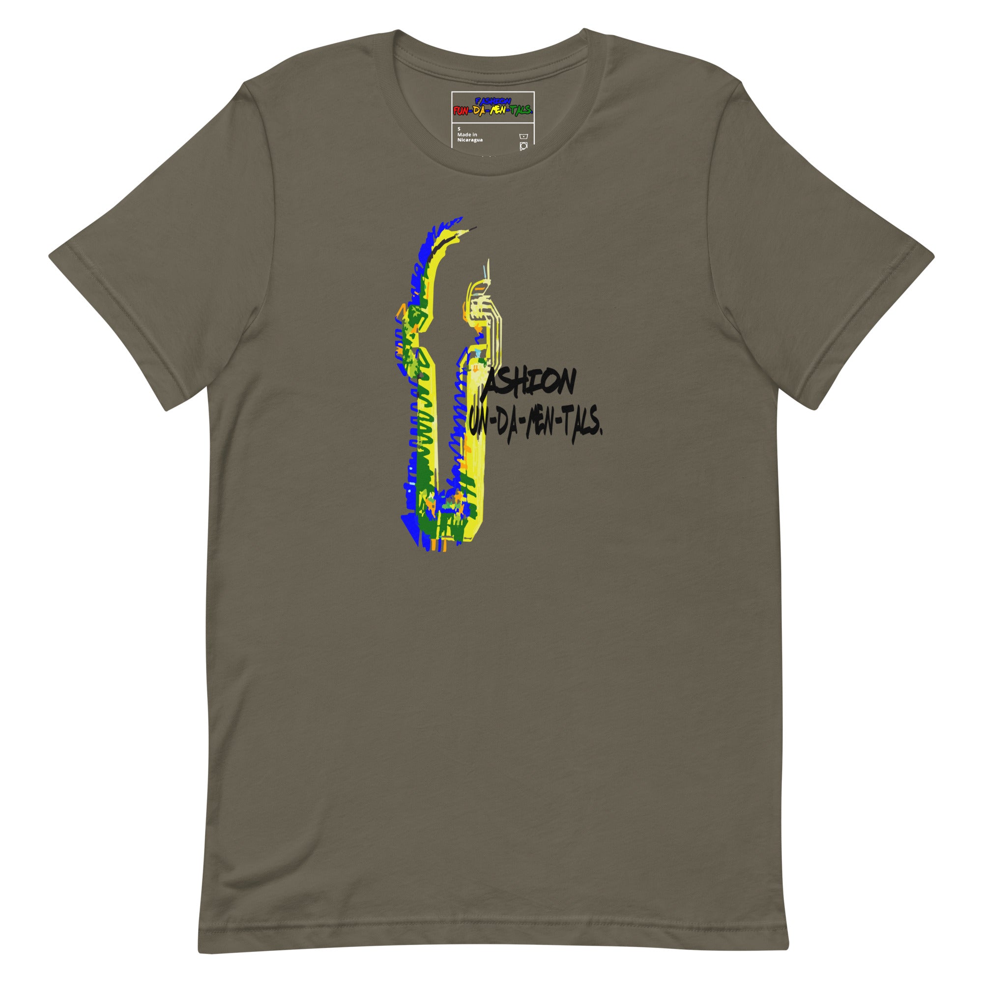 Scribble F Unisex t-shirt