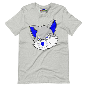 Hyper Royal Austy Face Unisex t-shirt