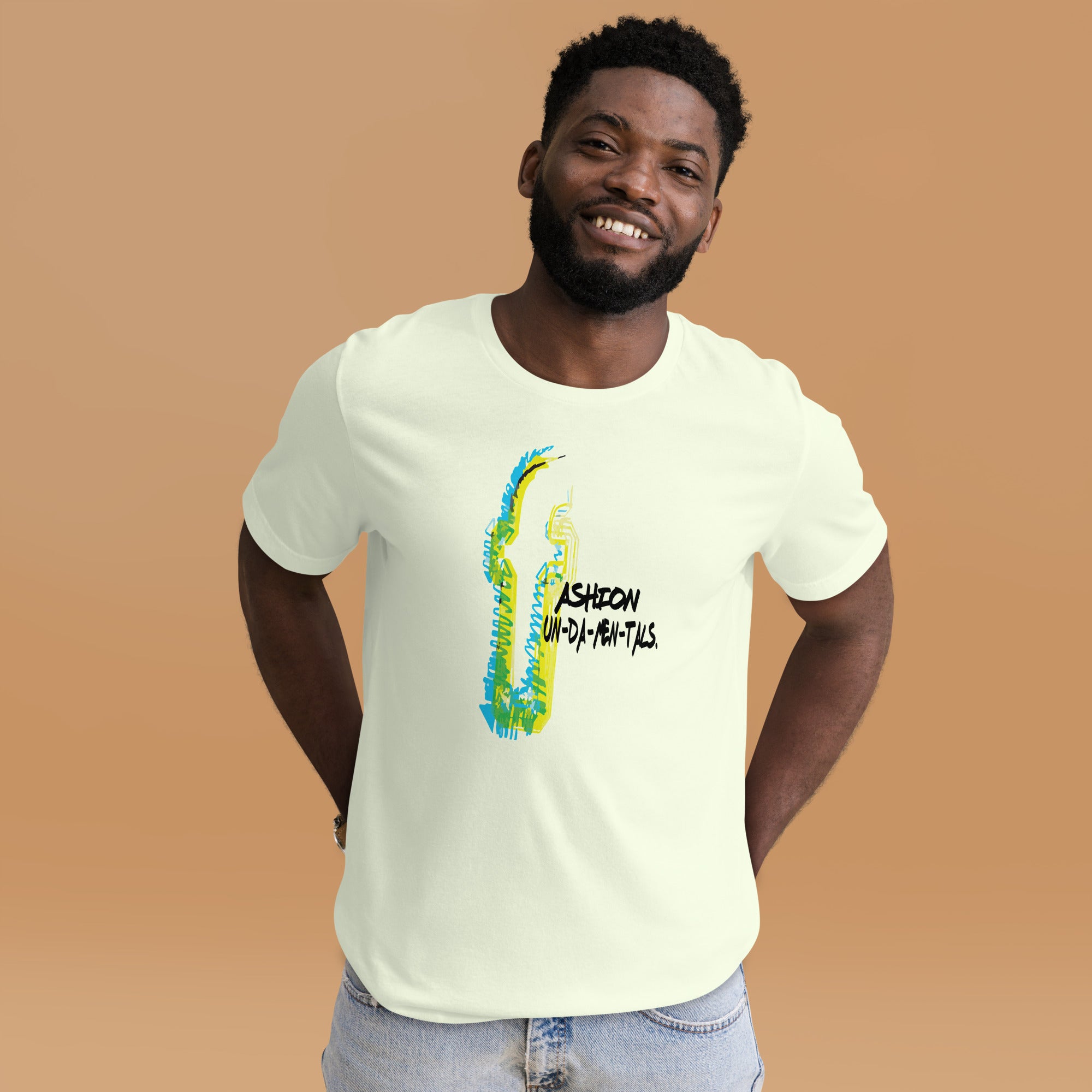 Scribble F Unisex t-shirt