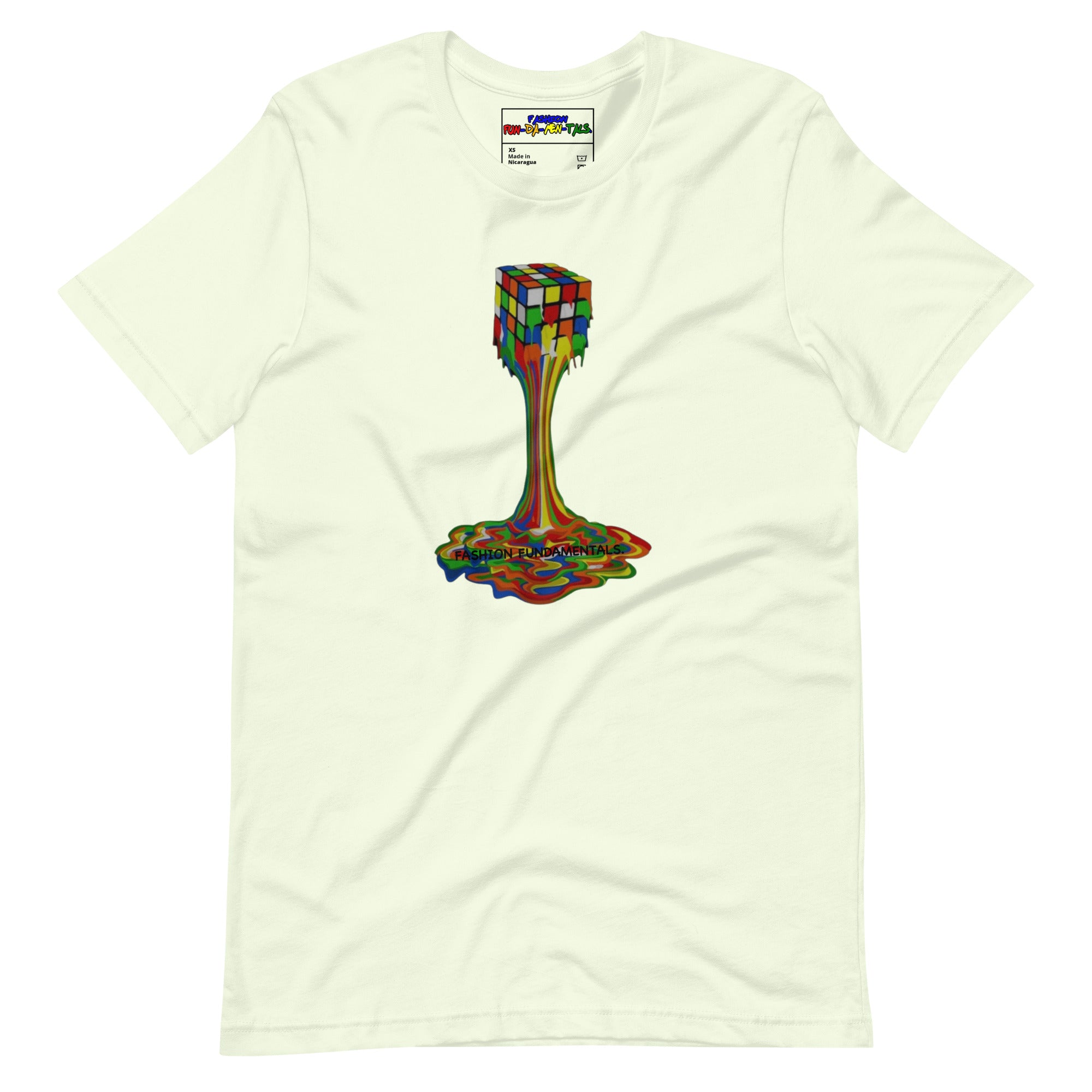 Melting Rubiks Unisex t-shirt