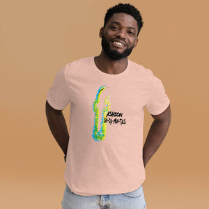 Scribble F Unisex t-shirt