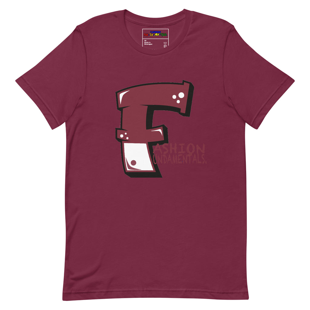 Graf F Unisex t-shirt Artisanal Red Color