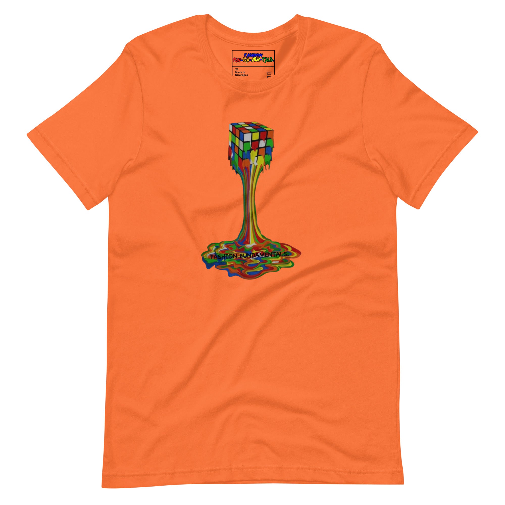 Melting Rubiks Unisex t-shirt