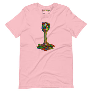 Melting Rubiks Unisex t-shirt