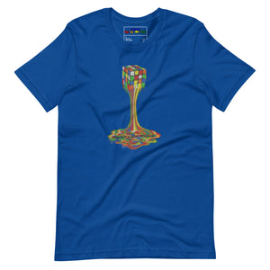 Melting Rubiks Unisex t-shirt