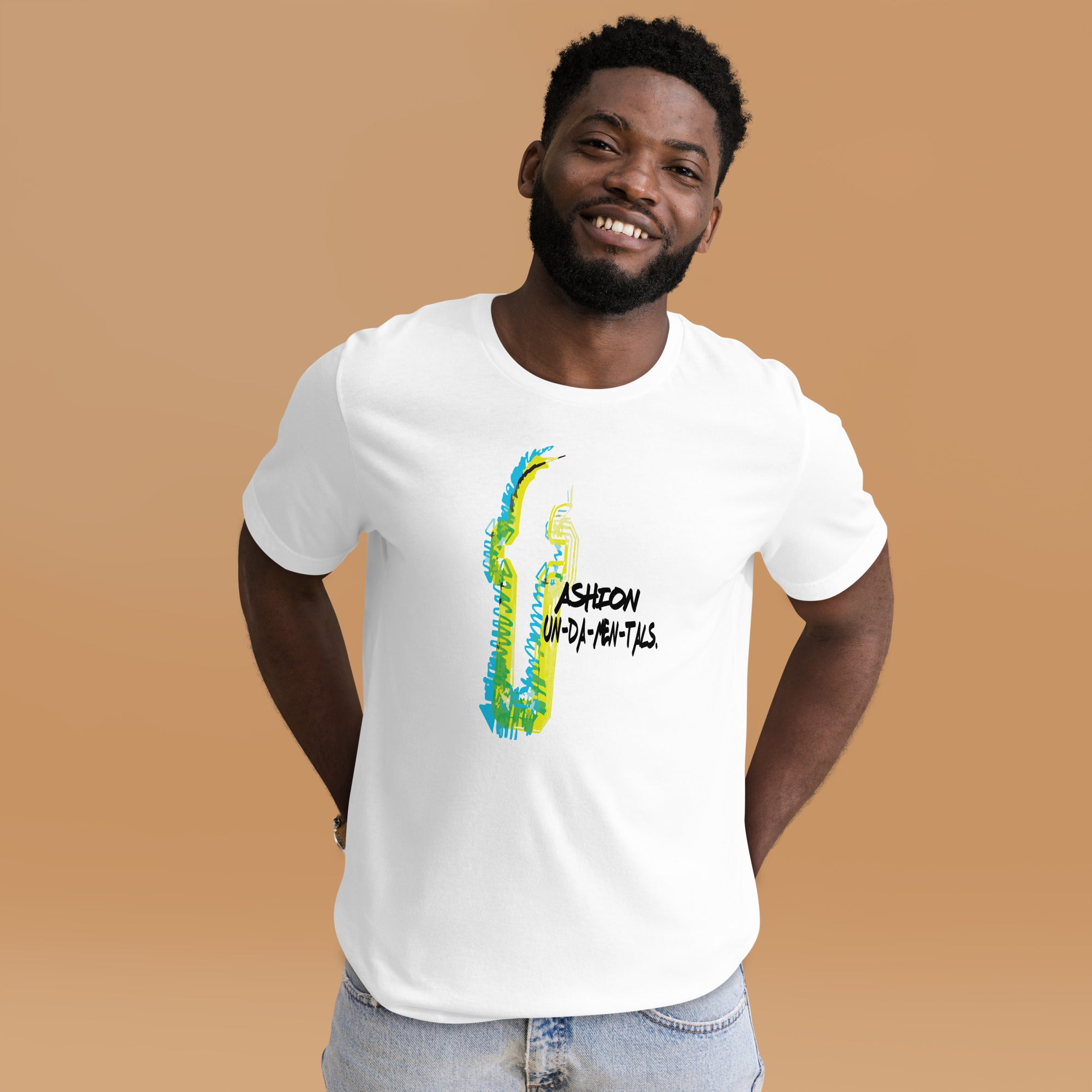 Scribble F Unisex t-shirt