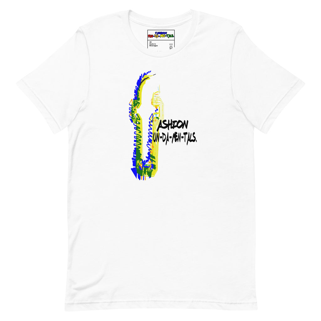 Scribble F Unisex t-shirt