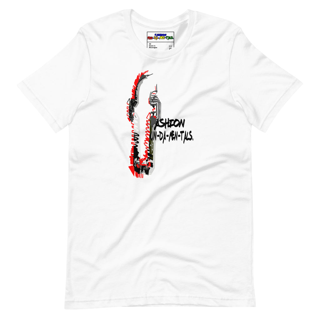 Scribble F Unisex t-shirt