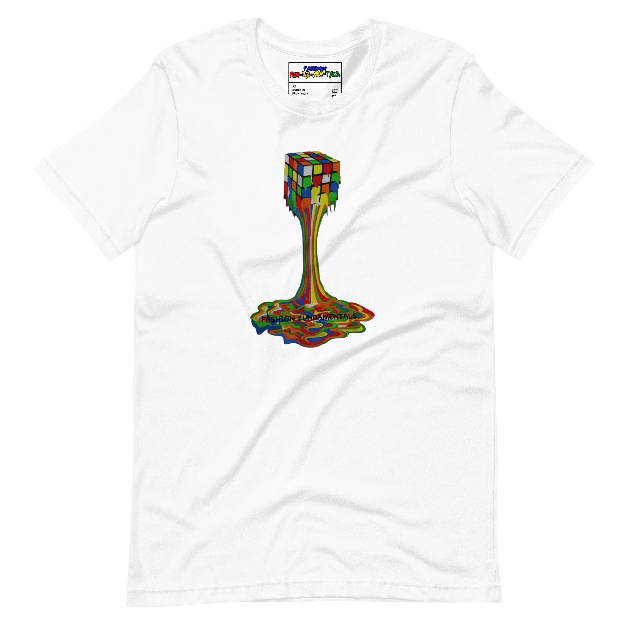 Melting Rubiks Unisex t-shirt