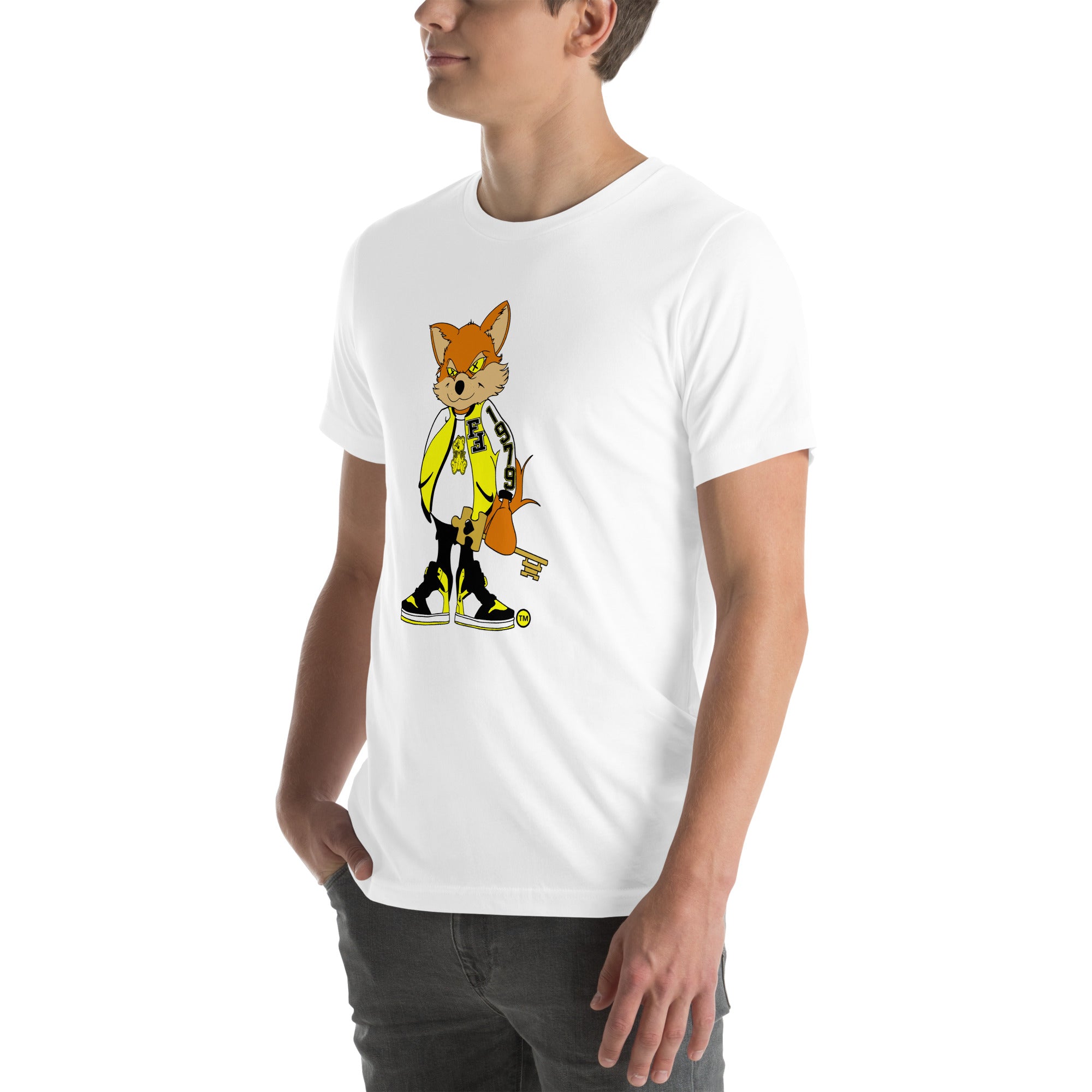 Austy x RocBoy Bear Unisex t-shirt yellow/black/white