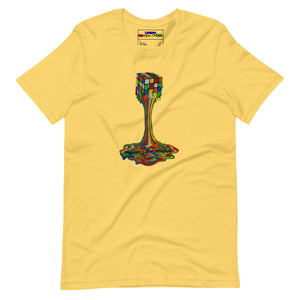 Melting Rubiks Unisex t-shirt