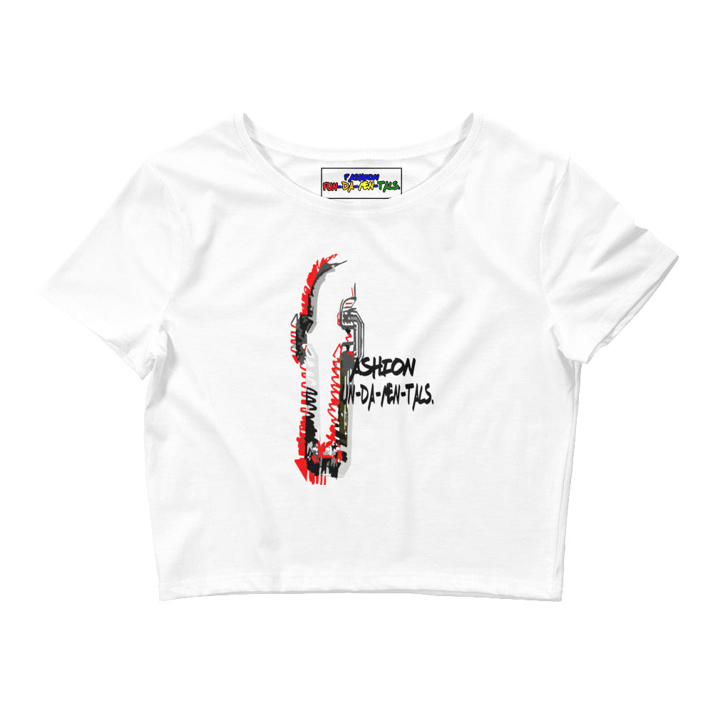 Scribble F Women’s Crop Tee